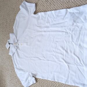 New Zara kids white polo